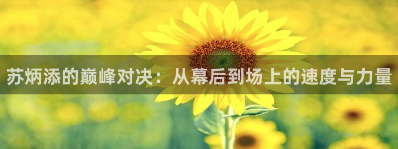 五星体育直播观看节目表：苏炳添的巅峰对决：从幕后到场上的速度与力量